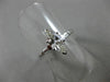 ESTATE WIDE .95CT DIAMOND MARQUISE 14K WHITE GOLD 3 STONE ENGAGEMENT RING #22182