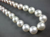 EXTRA LONG DIAMOND & AAA WHITE & PINK SOUTH SEA PEARL 14KT WHITE GOLD NECKLACE