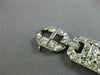 ANTIQUE WIDE 6.52CT OLD MINE DIAMOND PLATINUM CLASSIC FILIGREE FLOWER BRACELET