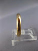 14KT YELLOW GOLD 3D CLASSIC SOLID 3MM WEDDING ANNIVERSARY RING #27359
