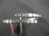 LARGE 5.83CT DIAMOND 18K WHITE GOLD INVISIBLE CRISS CROSS FLEXIBLE CUFF BRACELET