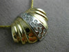 ESTATE LARGE .60CT DIAMOND 14KT WHITE & YELLOW GOLD CLASSIC SLIDE PENDANT #2708