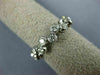 ESTATE .53CT DIAMOND 14KT WHITE GOLD ETOILE BEZEL ELEVEN STONE ANNIVERSARY RING