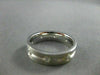 ESTATE WIDE .27CT DIAMOND 14K WHITE GOLD ETOILE ANNIVERSARY ETERNITY RING #15192