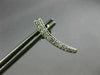 ESTATE .22CT DIAMOND 14KT WHITE GOLD 3D CLASSIC JOURNEY HANGING STUD EARRINGS