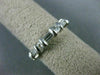 ESTATE .45CT ROUND & BAGUETTE DIAMOND & AAA EMERALD 14KT WHITE GOLD RING #4731
