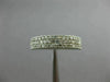 .50CT DIAMOND 14KT WHITE GOLD MULTI ROW FILIGREE SEMI ETERNITY ANNIVERSARY RING