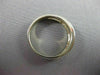 ESTATE .17CT DIAMOND 18KT WHITE & YELLOW GOLD MATTE SINGLE STONE MENS RING #9336