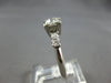 ANTIQUE .57CT OLD MINE DIAMOND PLATINIM FISHTAIL 5 STONE ENGAGEMENT RING #28024