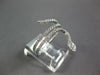 ESTATE .35CT DIAMOND 18KT WHITE GOLD 3D HAPPY SNAKE FUN RING
