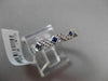 ANTIQUE .22CT AAA SAPPHIRE 14KT WHITE GOLD 5 STONE FILIGREE RING AMAZING!!!!!!!!