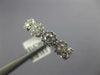 WIDE .75CT DIAMOND 14KT WHITE GOLD FLOWER HALO CLASSIC WEDDING ANNIVERSARY RING