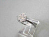 ANTIQUE WIDE E-F VVS FLOWER .62CT DIAMOND 14KT GOLD RING ONE OF A KIND!!!!!!!!!!