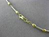ESTATE 14KT WHITE & YELLOW GOLD CLASSIC CHOKER BEAD BY THE YARD NECKLACE #22910