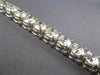ESTATE EXTRA LARGE 21.36CT DIAMOND 14KT WHITE GOLD 3D ROUND TENNIS BRACELET