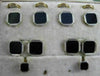 ANTIQUE LARGE MORTIMER RICKS AAA ONYX PLATINUM OCTAGON SHIRT STUD CUFFLINK SET