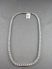ANTIQUE 5.24CT 18KTW DIAMOND GRADUATING TENNIS NECKLACE