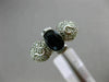 ANTIQUE 1.50CT DIAMOND & AAA OVAL SAPPHIRE 14KT WHITE GOLD HEART ENGAGEMENT RING
