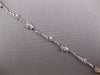 ESTATE .22CT DIAMOND 18KT WHITE GOLD 3D HEART & STAR BY THE YARD TENNIS BRACELET