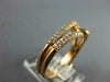 ESTATE .28CT DIAMOND 18KT ROSE GOLD 3D CLASSIC LOVE KNOT FUN RING