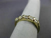 ESTATE .76CT PRINCESS & BAGUETTE DIAMOND 14KT YELLOW GOLD ANNIVERSARY RING #6893