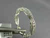 .60CT DIAMOND 18K WHITE GOLD FILIGREE MILGRAIN ETERNITY WEDDING ANNIVERSARY RING