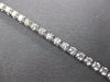 ESTATE 2.80CT DIAMOND 14KT WHITE GOLD 3D 2.5MM CLASSIC TENNIS BRACELET
