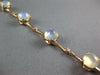 ESTATE 8.06CT DIAMOND & AAA OPAL 14KT ROSE GOLD ROUND BAMBOO FUN TENNIS BRACELET