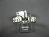ESTATE .35CT DIAMOND 14K WHITE GOLD 3D FLOWER SEMI MOUNT ENGAGEMENT RING #14193