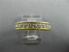 ESTATE WIDE 1.20CT DIAMOND 14KT YELLOW GOLD MILGRAIN ROPE ETERNITY WEDDING RING