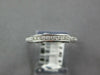 ESTATE .22CT DIAMOND 14KT WHITE GOLD 3D PAVE FILIGREE MILGRAIN ANNIVERSARY RING