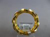 WIDE .54CT DIAMOND & BLACK ENAMEL 14KT YELLOW GOLD MULTI LINK ETERNITY FUN RING