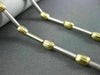 ESTATE 14KT WHITE & YELLOW GOLD CLASSIC CHOKER BEAD BY THE YARD NECKLACE #22910