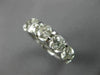 ESTATE LARGE 6.76CT ROUND DIAMOND PLATINUM 3D ETERNITY WEDDING ANNIVERSARY RING