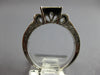 .93CT DIAMOND 18KT WHITE GOLD 3D PRINCESS & BAGUETTE INVISIBLE ENGAGEMENT RING