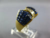 LARGE 81.35CT DIAMOND & AAA SAPPHIRE 18KT YELLOW GOLD 3D PRINCESS BOW SHAPE RING