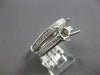 .71CT DIAMOND 18K WHITE GOLD 4 PRONG SEMI MOUNT ENGAGEMENT WEDDING BAND RING SET