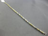 12.75CT MULTI COLOR DIAMOND 14KT WHITE GOLD 3D CLASSIC ETERNITY TENNIS BRACELET