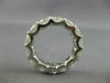 ESTATE LARGE 5.53CT ROUND DIAMOND PLATINUM 3D ETERNITY WEDDING ANNIVERSARY RING