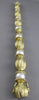 ESTATE LARGE DIAMOND 8.5M WHITE SOUTH SEA PEARL 18K GOLD FILIGREE BRACELET #2617