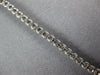 ESTATE 1.19CT DIAMOND 14K WHITE GOLD 3D CLASSIC ROUND ADJUSTABLE TENNIS BRACELET