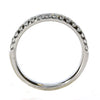 .35CT DIAMOND 18KT WHITE GOLD 3D 2MM SHARED PRONG SEMI ETERNITY ANNIVERSARY RING