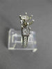 ESTATE .36CT DIAMOND 14KT WHITE GOLD SIX PRONG SEMI MOUNT ENGAGEMENT RING #16091