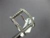 ESTATE .41CT DIAMOND 18KT WHITE GOLD 3D 2 ROW CLASSIC BAR RING