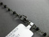 ESTATE LARGE & LONG 18KT WHITE GOLD 3D PEARL & BLACK SPINAL BY THE YARD NECKLACE