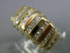 ESTATE WIDE 1.05CT DIAMOND 14K YELLOW GOLD CHANNEL WEDDING ANNIVERSARY RING 5750