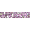 EXTRA LARGE 74.72CT DIAMOND & AAA PINK SAPPHIRE 18KT WHITE GOLD CLUSTER BRACELET