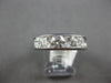 LARGE 2.0CT DIAMOND 14KT WIHITE GOLD 3D CHANNEL ROUND WEDDDING ANNIVERSARY RING