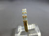 1.12CT AAA OPAL 18KT YELLOW GOLD CLASSIC 7 STONE WEDDING ANNIVERSARY RING #28205