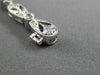 ESTATE WIDE 8.64CT DIAMOND & SAPPHIRE 18K WHITE GOLD 3D FILIGREE TENNIS BRACELET
